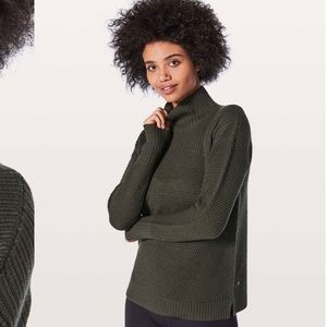 Lululemon Warm & Restore Turtleneck Sweater - BLACK